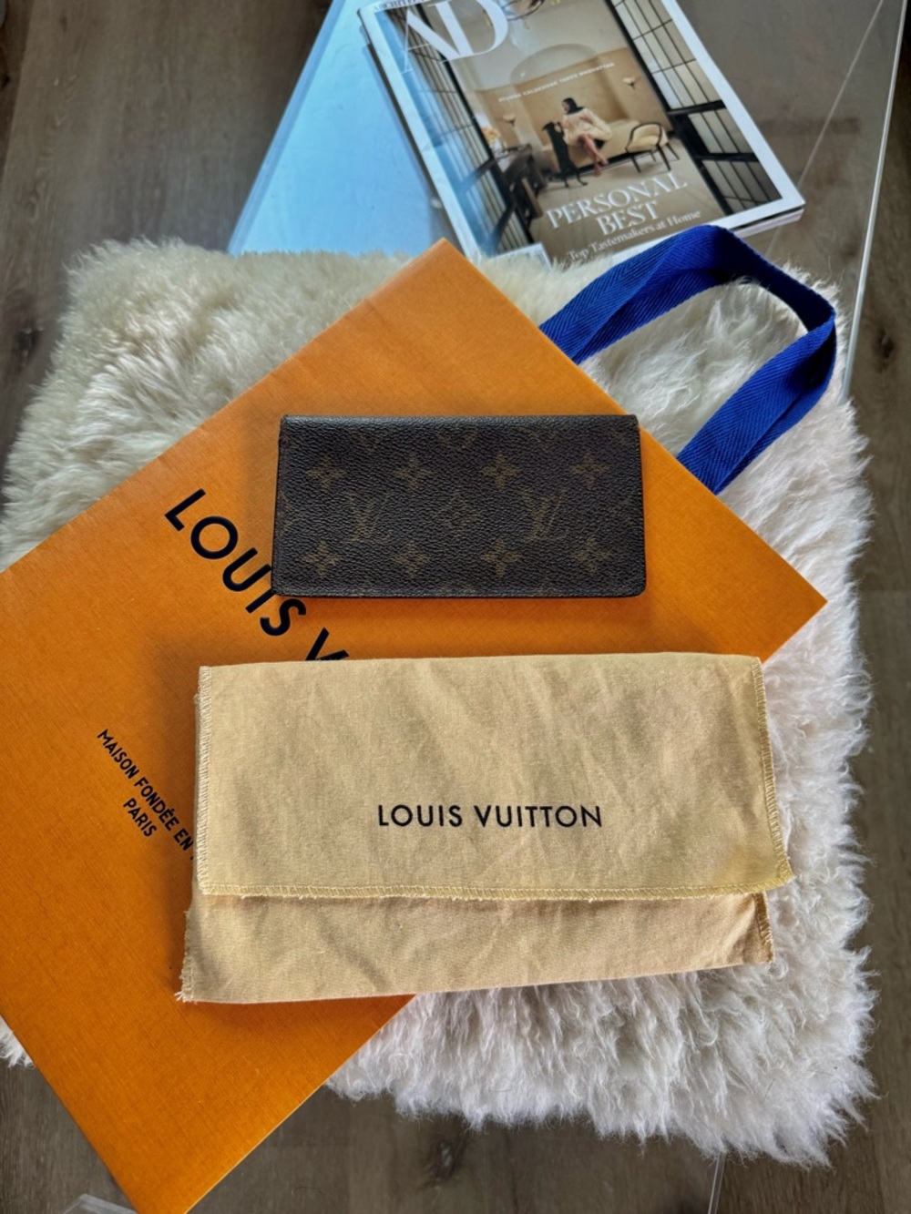 Vintage Louis Vuitton Checkbook cover